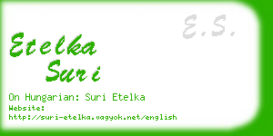 etelka suri business card